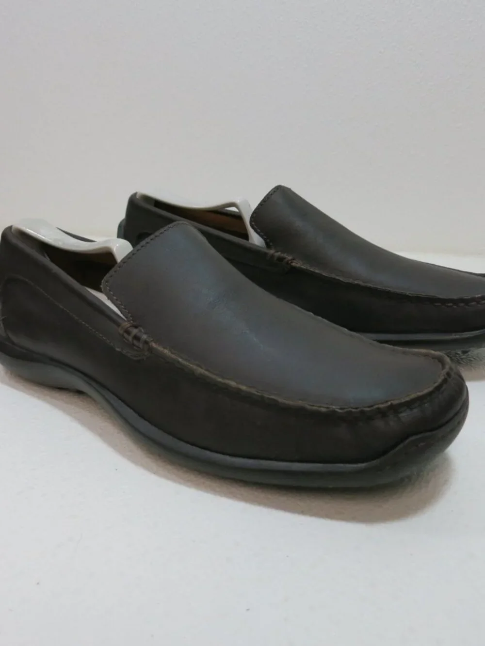 Banana Republic Handsewn Moccasin Leather Casual Comfort Footwear Shoes 9.5 D